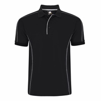 Click here for more details of the Black Crane Contrast PoloShirt - S