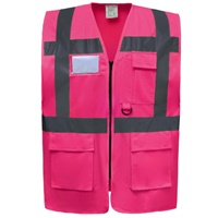Click here for more details of the Pink YOKO Executive Vest - med