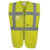 Click here for more details of the Yellow/Navy YOKO Executive Vest - 3xl