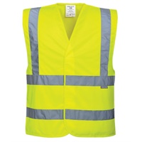 Click here for more details of the Hi-Viz C2 WAISTCOAT Yellow 2xl to 3xl