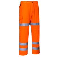 Click here for more details of the Orange Hi-Vis Three Band Work Trousers 3xl