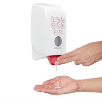 Click here for more details of the Aquarius™Hand Sanitiser Dispenser Red 7124