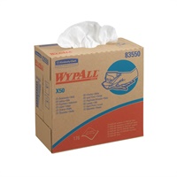 Click here for more details of the Wypall X50 Cloths - 10 POP-UP Boxes 8355