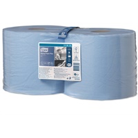 Click here for more details of the Tork WIPER 420 blue roll    x2