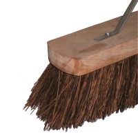 Click here for more details of the 24 Industrial Stiff BROOM, 4'6 shaft + V