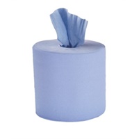 Click here for more details of the Blue Essentials 1-ply CENTREFEED Roll x6