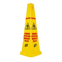 Click here for more details of the 91cm [36] Multilingual SAFETY CONE x5