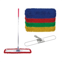 Click here for more details of the 40cm Blue DUST MOP complete  x 5
