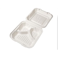 Click here for more details of the BMB 1 BAGASSE WHITE MEAL BOX 1 COMPARTMENT