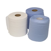 Click here for more details of the Blue DIAMOND 2ply Centrefeed rolls 6 x150m