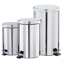 Click here for more details of the 28lt Polished Stainless PEDAL BIN