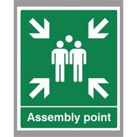 Click here for more details of the SIGN Fire Assembly Point 300x250mm Rigid