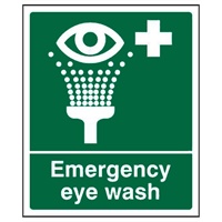 Click here for more details of the SIGN Emergency Eye Wash 250x300mm Rigid