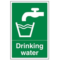 Click here for more details of the SIGN Drinking Water 75x100mm Vinyl