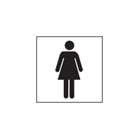 Click here for more details of the SIGN Ladies Toilet Symbol 200x 200mm