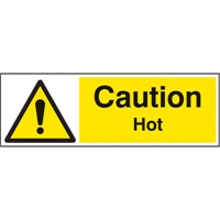 Click here for more details of the SIGN Caution Hot 300x100mm Vinyl
