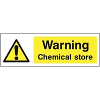 Click here for more details of the SIGN Chemical Store 300x100mm Vinyl