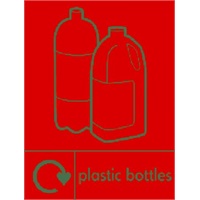 Click here for more details of the SIGN Plastic Bottles 300x250mm S.Adhesive