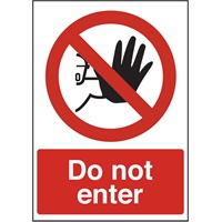 Click here for more details of the SIGN Do Not Enter 400x300mm