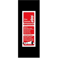 Click here for more details of the SIGN Fire Blanket 200x75mm Self Adhesive