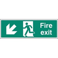 Click here for more details of the SIGN Fire Exit (down left) 300x100mm