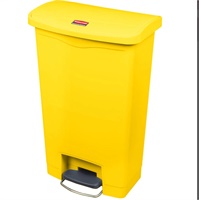 Click here for more details of the Yellow 30lt FRONT-STEP Resin Waste Bin