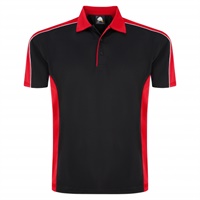 Click here for more details of the Black/Red Avocet POLO SHIRT small