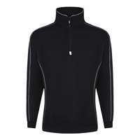 Click here for more details of the Black Crane Quarter Zip Sweatshirt - S