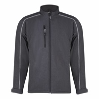 Click here for more details of the Char/Bk Crane Fur-lined Softshell Jacket-L
