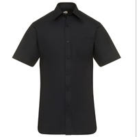Click here for more details of the Black Short Sleeve ESSENTIAL SHIRT 19.5