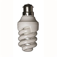 Click here for more details of the Spiral  LOW ENERGY 20w bulb - BC cap