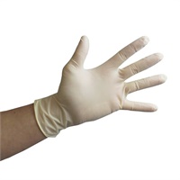 Click here for more details of the White PF LATEX glove medium x 100