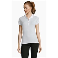 Click here for more details of the SOL'S Ladies White Piqué Polo Shirt - 2xl