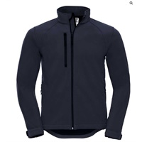 Click here for more details of the Navy Russell Soft Shell Jacket-  large