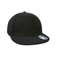 Click here for more details of the Black 6 panel Pro-Stretch Flat Peak CAP