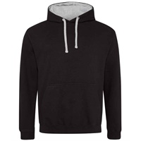 Click here for more details of the Black/Heather Grey Varsity HOODIE xx.large