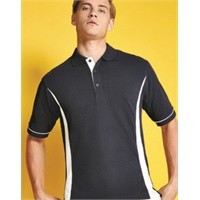 Click here for more details of the Black/Red Scottdale POLO SHIRT medium