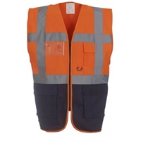 Click here for more details of the Orange/Navy YOKO Executive Vest - small