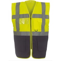 Click here for more details of the Yellow/Black YOKO Executive Vest - large
