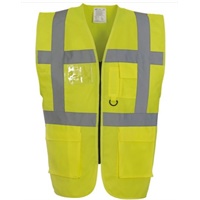 Click here for more details of the Yellow/Navy YOKO Executive Vest - xl