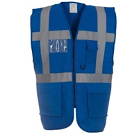 Click here for more details of the Royal Blue YOKO Executive Vest - med
