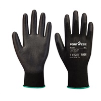 Click here for more details of the Black PU Palm GLOVE (6/extra small) x12