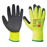 Click here for more details of the Yellow THERMAL GRIP Latex Glove lg (9) x12