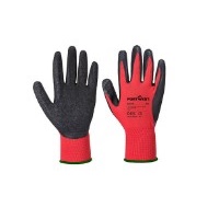 Click here for more details of the Red/Black Flex Grip Latex Glove  (8) med