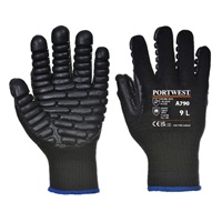 Click here for more details of the Black Anti Vibration Glove - med