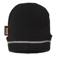 Click here for more details of the Black Reflective INSULATED CAP [Beanie]