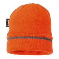 Click here for more details of the Orange Reflective INSULATED CAP [Beanie]