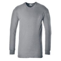 Click here for more details of the Grey Long Sleeve THERMAL T-SHIRT small