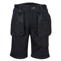 Click here for more details of the Black PW3 Stretch Holster Work Shorts- 32