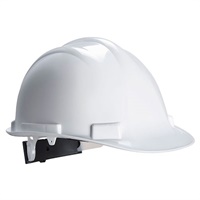 Click here for more details of the White Polypropylene Safety HELMET